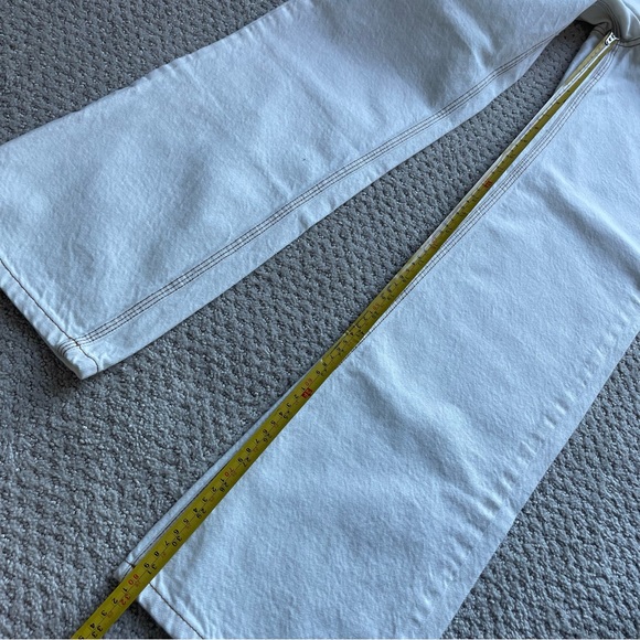 ZARA MID RISE STRAIGHT LONG LENGTH JEANS - Picture 10 of 10